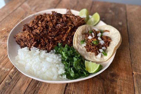 A traditional Mexican dish with lamb, spices and a hint of mezcal