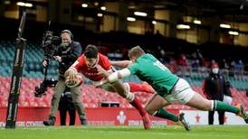 Ireland fall short against Wales after Peter O’Mahony’s red card