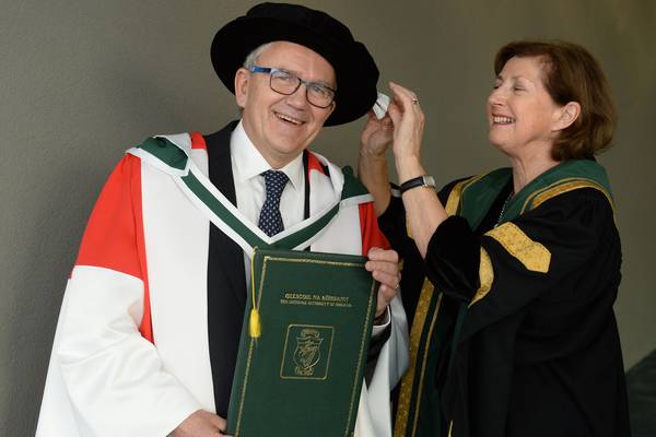 Brian Mooney receives National University of Ireland’s highest award