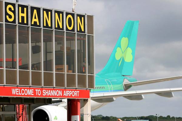 Shannon passenger numbers still well down on pre-Covid levels