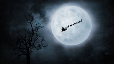 Did newsreaders always report on Santa’s journey?