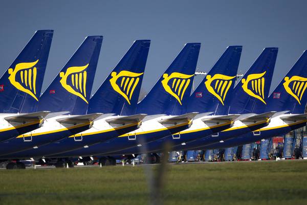 Ryanair traffic plunges 99% as Covid-19 restrictions hit travel
