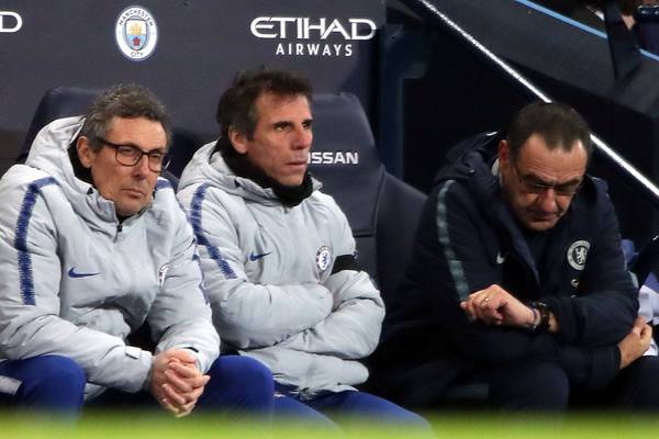 Zola pleads for patience with Sarri’s tactics as Chelsea face crucial period