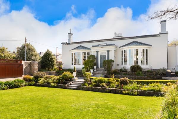 Bright and airy Regency villa near Monkstown seafront for €3.75m