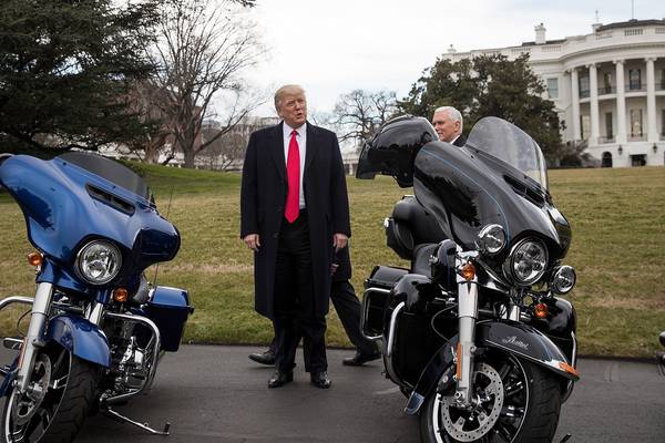 Trump backs boycott of Harley Davidson in tariff dispute