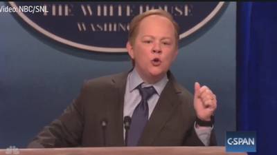 Melissa McCarthy steals  show as Sean Spicer on Saturday Night Live
