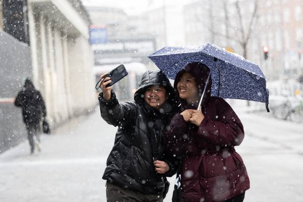 In Pictures: Snow falls across Ireland as March brings a ‘white spring’