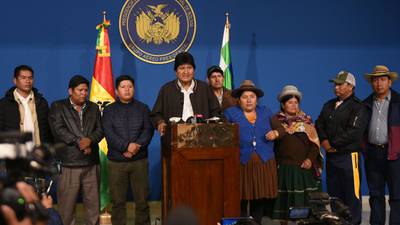 Bolivian president agrees to new election after audit