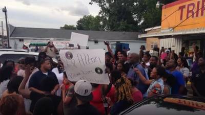 Protests in Louisiana after police shoot black man