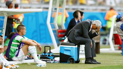 Algeria coach blames lack of fitness for defeat to Belgium