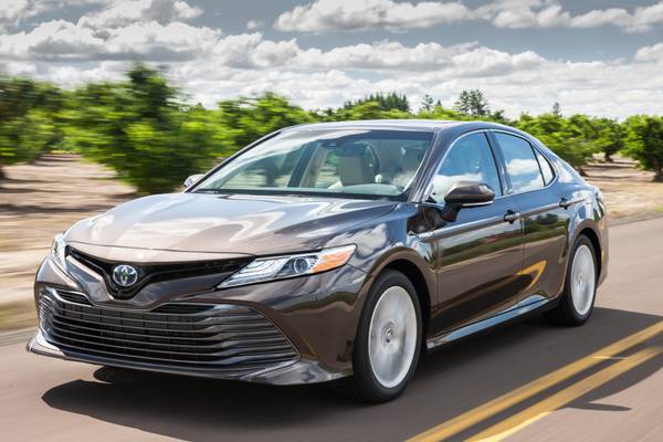 9: Toyota Camry – Trust us, this sensible hybrid saloon is worth the wait