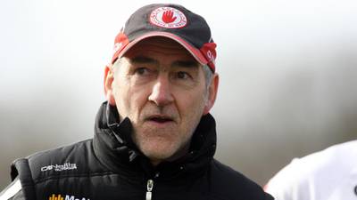 Mickey Harte may miss Tyrone’s crucial game with Kerry following operation