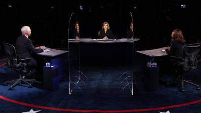Harris v Pence debate lacked fireworks, but that’s probably a good thing