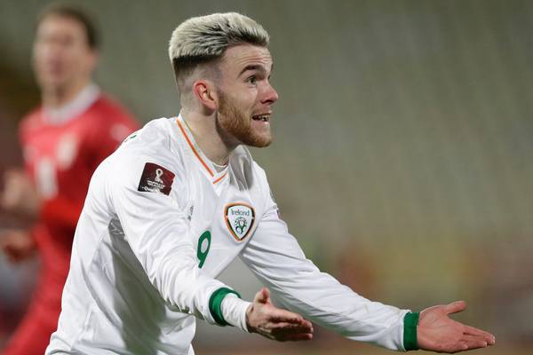 Aaron Connolly out of Ireland’s clash with Luxembourg