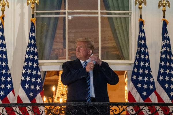 Trump says ‘don’t be afraid’ of Covid-19 as he returns to the White House