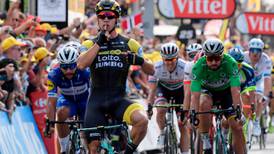Tour de France: Dylan Groenewegen powers to stage seven victory