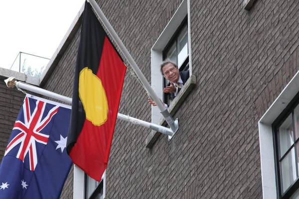Australian embassy in Dublin to permanently fly Aboriginal flag