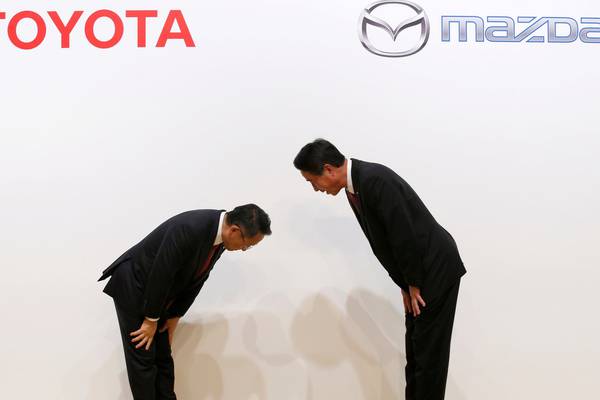 Toyota tackles threat from tech giants with Mazda deal