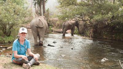 The Tyrone woman caring for elephants in rural Thailand