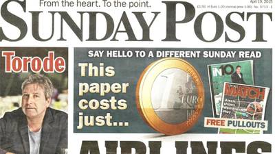 ‘Sunday Post’ targets older readers in Dublin