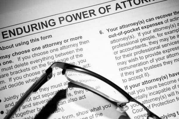 Who must sign an enduring power of attorney?