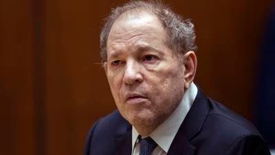 Quashing of Harvey Weinstein’s rape conviction draws prompt parallels with Donald Trump trial