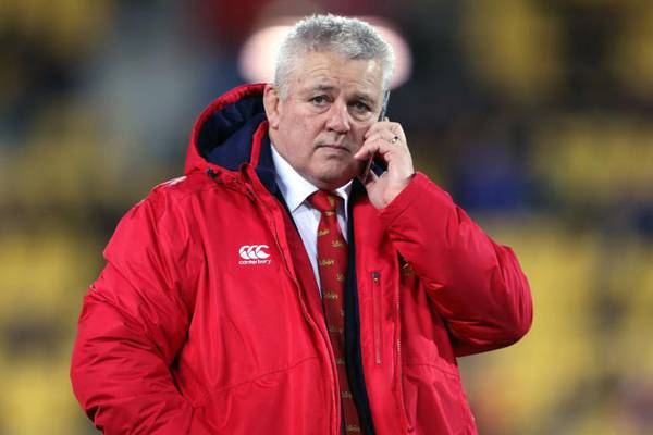 Warren Gatland says Henderson’s yellow card cost the Lions