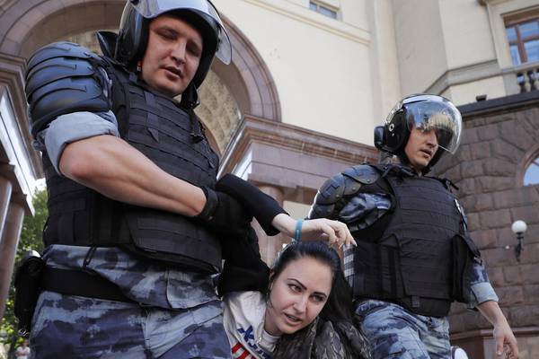 Russian activists call for fresh protests following violent crackdown at Moscow rally