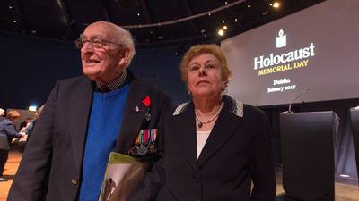 Former president,  survivors  and families attend Holocaust   service