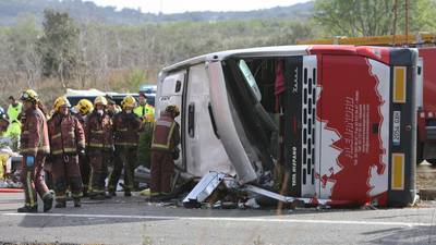 Spain bus crash: 13 dead, two Irish among dozens injured