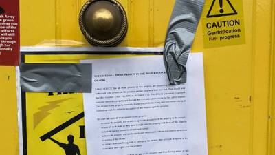 Notice to quit served on activists occupying Dublin property