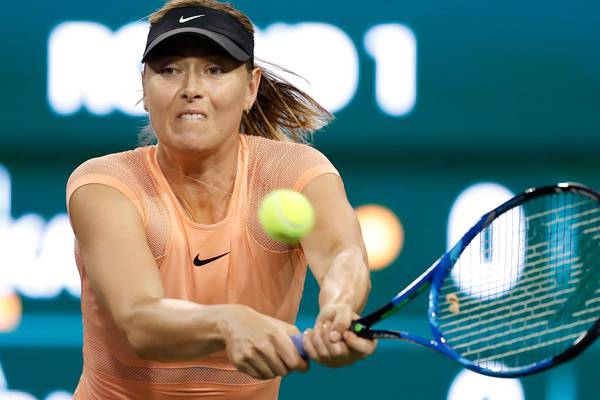 Osaka stuns Sharapova in straight sets at BNP Paribas Open