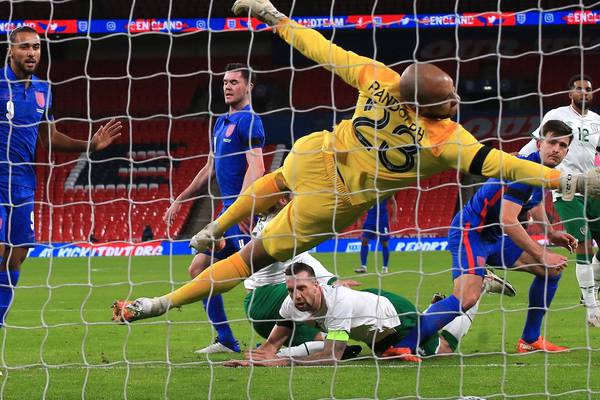 Ireland beaten all ends up by England at Wembley