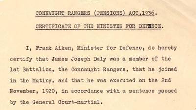 Queen Elizabeth II called on to pardon the Connaught Rangers mutineers