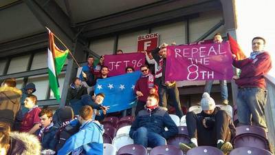 Galway United fans threaten boycott over abortion banner ban