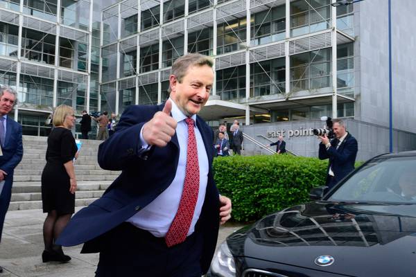 Enda Kenny holds centre stage in political theatre