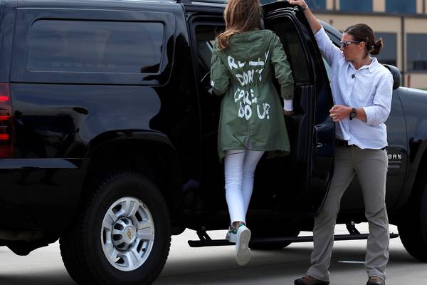 Jacket chaos: Who was the intended audience for Melania Trump’s ‘don’t care’ coat?
