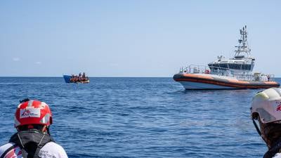 Libyan coastguard accused of hampering attempt to save more than 170 people