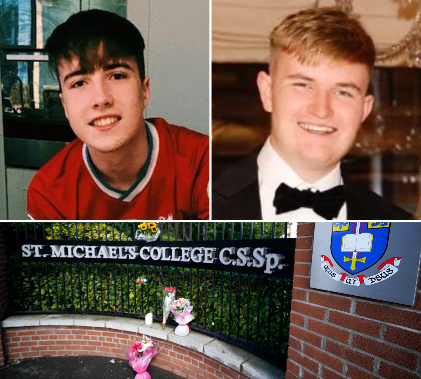 Andrew O’Donnell (18) and Max Wall (18), former students at St Michael's College, were on a post-exam holiday on the Greek island of Ios when they died in separate incidences