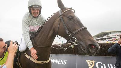 Ruby Walsh guides Clondaw Warrior to Galway Hurdle win