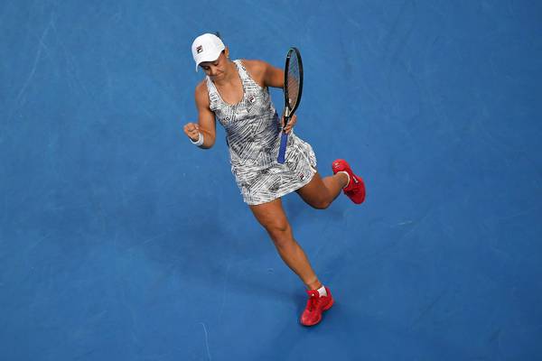 Ashleigh Barty moves a step closer to maiden Australian Open title