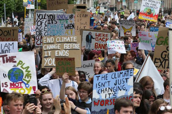 Climate strikes: Irish students rally across the country