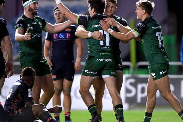 Connacht come out on top in nine-try clash with Edinburgh