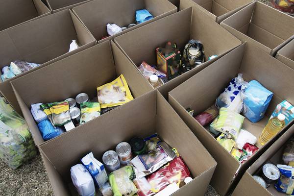 80,000 people relied on food parcels in Ireland last year