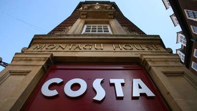 Costa Coffee owner Whitbread's first-half profit rises