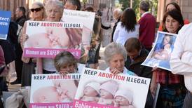 Hundreds attend protests outside Leinster House