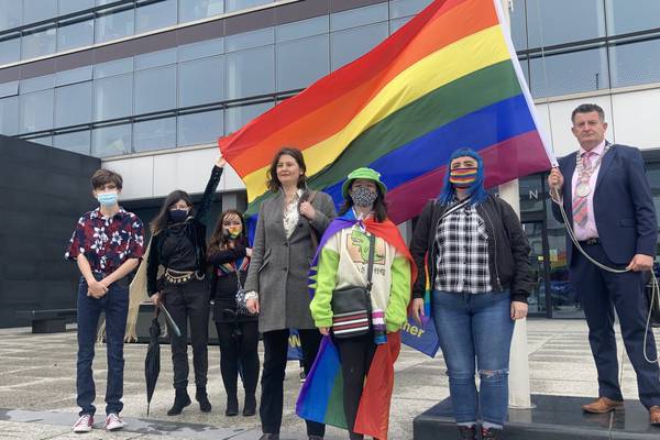 Man arrested over burning of Pride flags in Waterford city