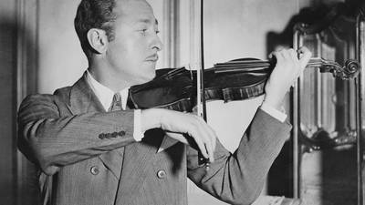 Jascha Heifetz’s New York debut turned up the heat on violinists