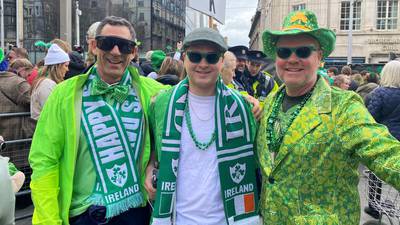 ‘The Guinness is great’ – Thousands pack into Dublin city for St Patrick’s Day parade