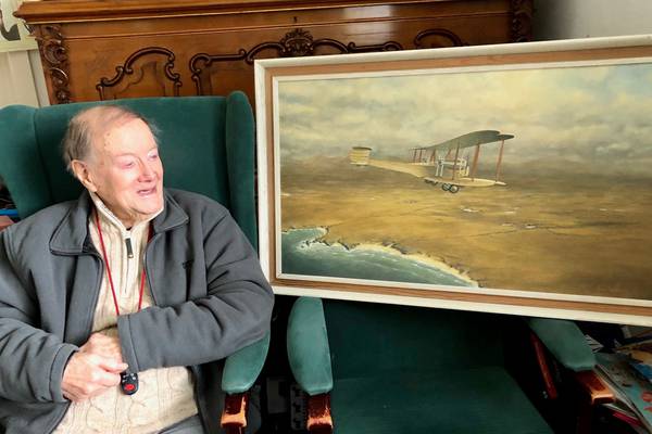 Painter James Morton still flying high at 100